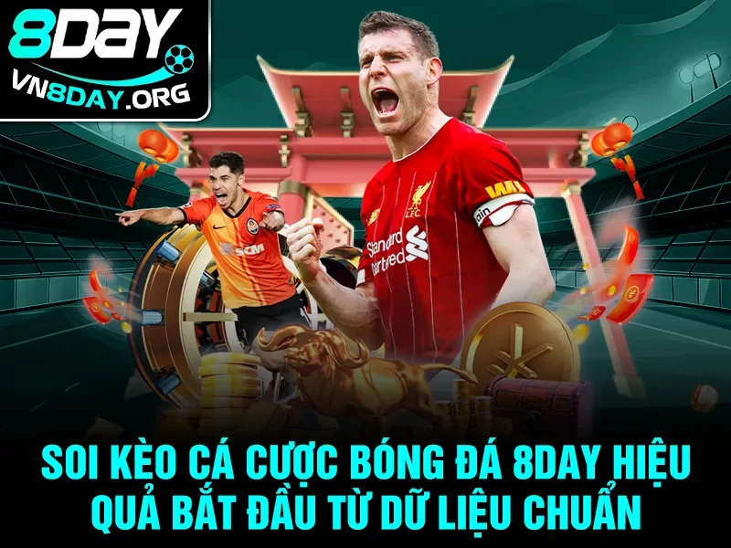 Soi kèo cá cược bóng đá 8day hiệu quả bắt đầu từ dữ liệu chuẩn